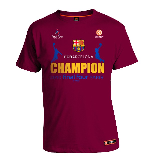 F4 2010 FC Barcelona Champion T-shirt 